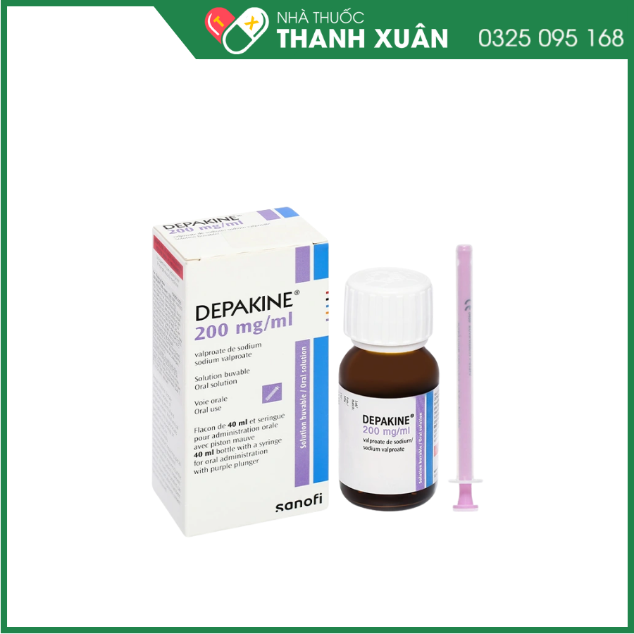 Depakine 200mg/ml điều trị các thể động kinh khác nhau